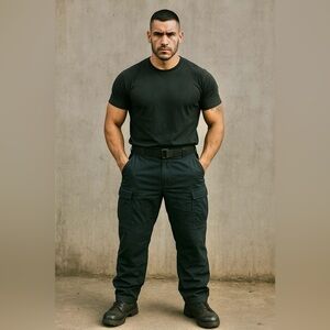 5.11 Tactical Navy Cargo Pants Adjustable Waist Tactical Series